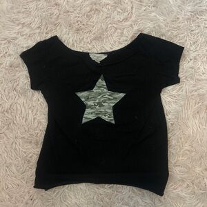 Black Star Women's Short Sleeve Tee